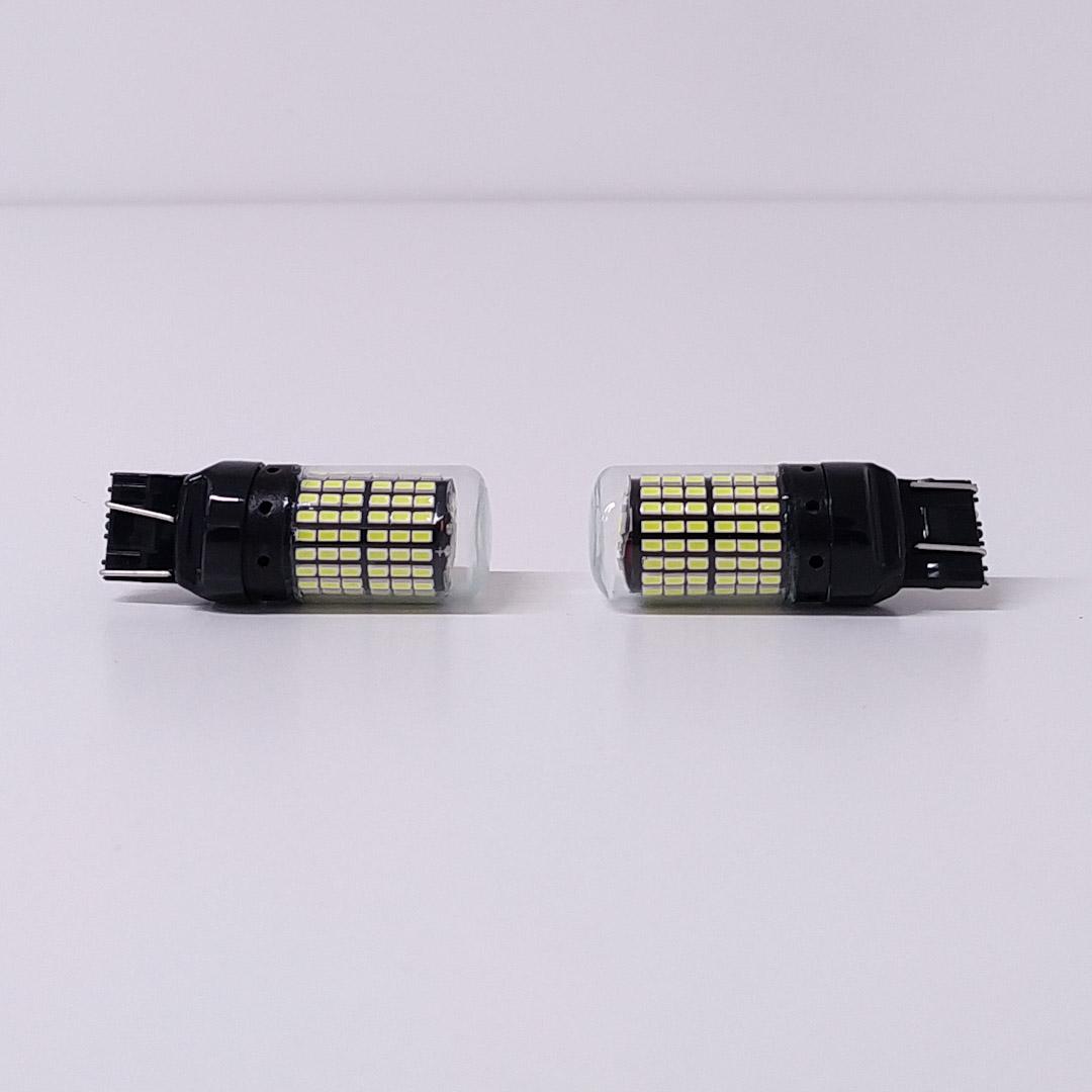 LED SEÑALIZACION CSP CANBUS BLISTER X 2 - 7443 - 12066 W21/5W 2 POLOS SIN CULOTE 144 LED - CANBUS - BLANCO 12V - 24V - 3