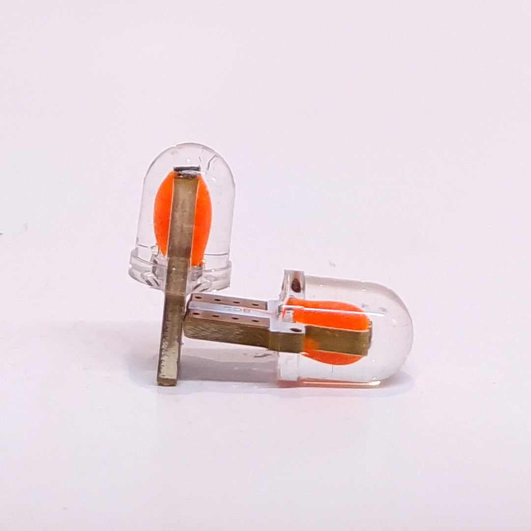 LED SEÑALIZACION SILICA BLISTER X 2 2821 - T10 - W5W LED COB MINI SILICONADO ROJO 12V BLISTER X 2 UNIDADES - 3