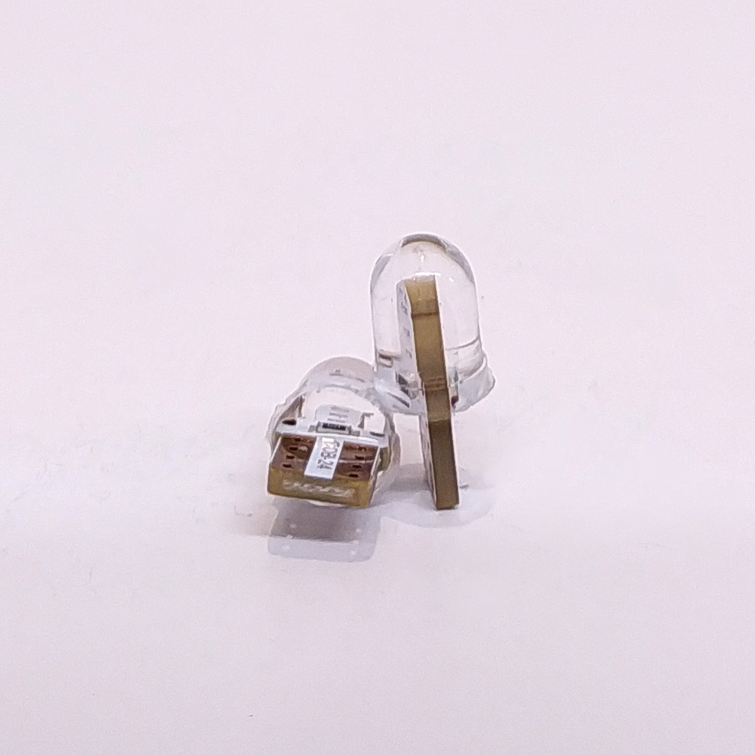 LED SEÑALIZACION SILICA BLISTER X 2 2821 - T10 - W5W LED COB MINI SILICONADO AZUL 24V BLISTER X 2 UNIDADES