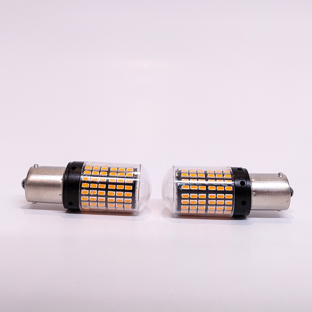 LED SEÑALIZACION CSP CANBUS BLISTER X 2 - 1141 - 1156 P21W 1 POLO 144 LED - CANBUS - AMBAR 12V