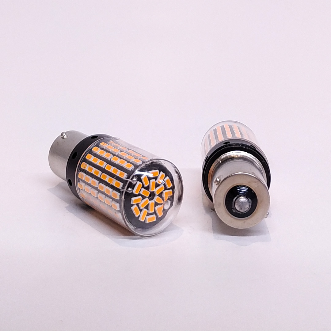 LED SEÑALIZACION CSP CANBUS BLISTER X 2 - 1141 - 1156 P21W 1 POLO 144 LED - CANBUS - AMBAR 12V - 2