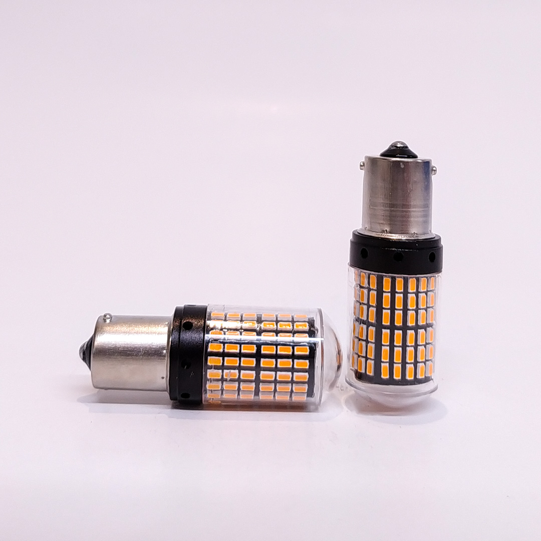LED SEÑALIZACION CSP CANBUS BLISTER X 2 - 1141 - 1156 P21W 1 POLO 144 LED - CANBUS - AMBAR 12V - 3