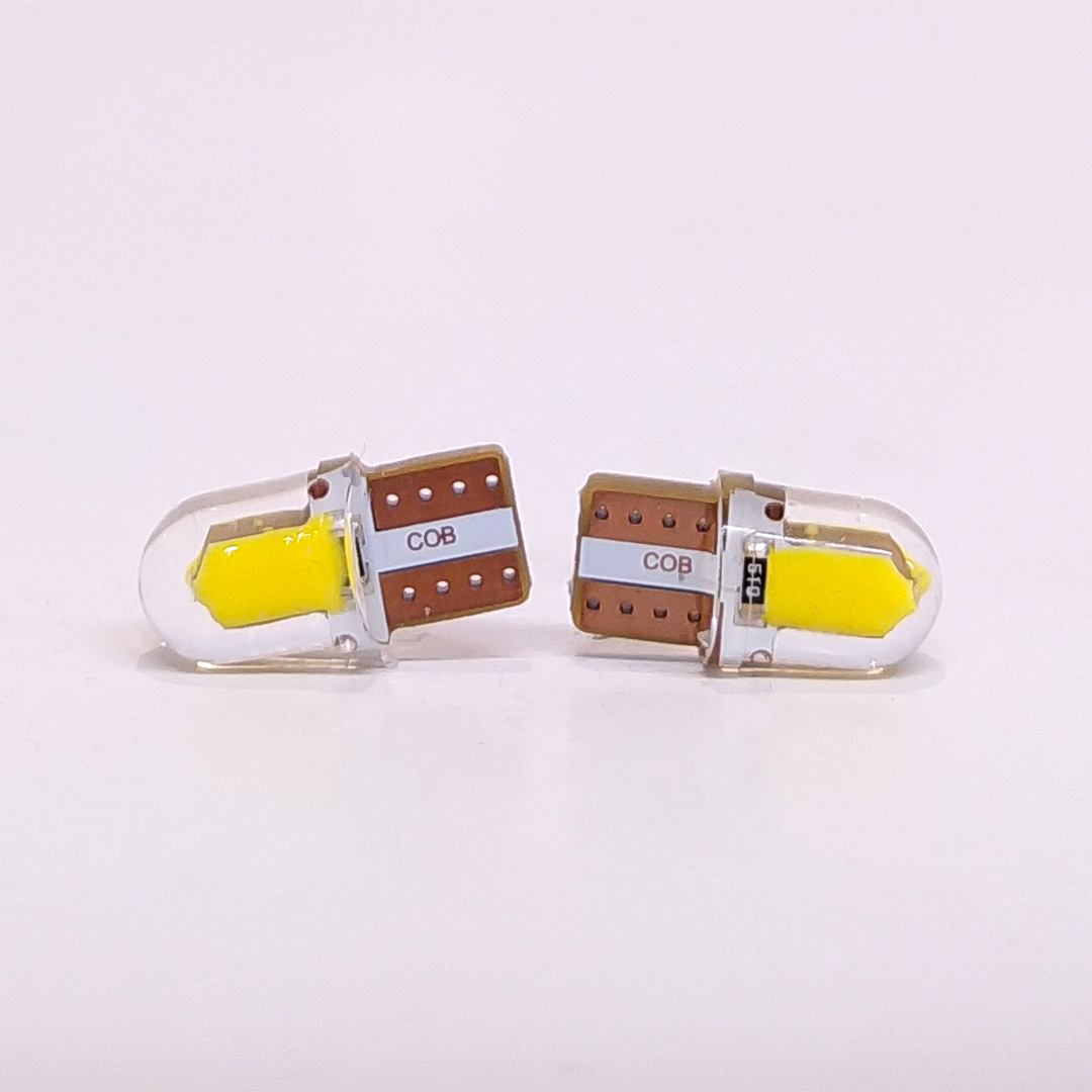 LED SEÑALIZACION SILICA BLISTER X 2 2821 - T10 - W5W - GEL SILICONADO CANBUS AMBAR 12V BLISTER X 2 UNIDADES - 2