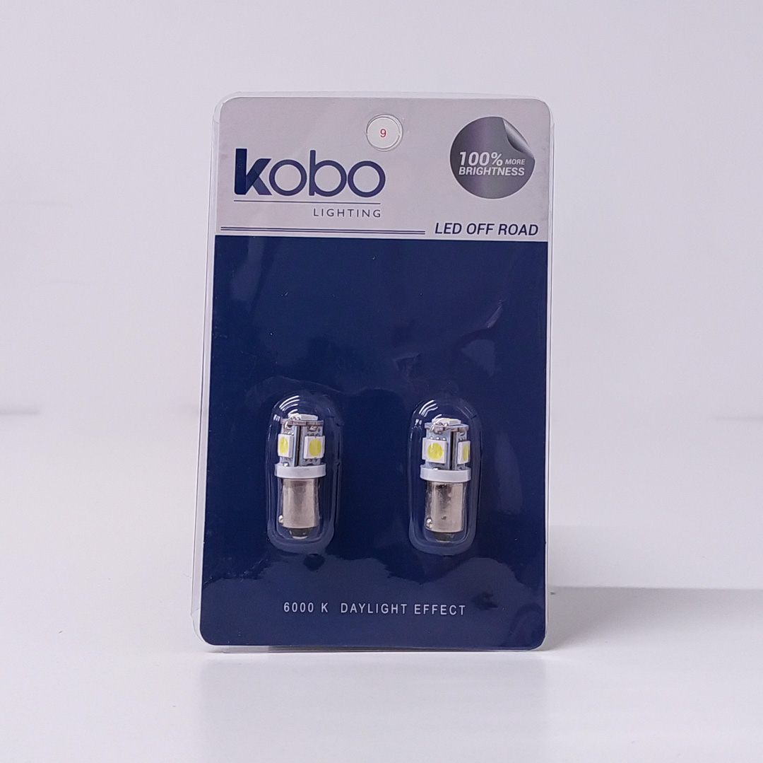 LED SEÑALIZACION SILICA BLISTER X 2 - 53 - T4W - BA9S 5 SMD 5050 SMD - BLANCO 12V - BLISTER X 2 UNIDADES CANTIDAD POR CAJA MASTER 1250 - 5