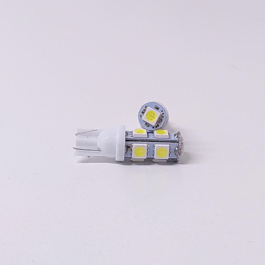LED SEÑALIZACION SMD BLISTER X 2 2821 - T10 - W5W 9 SMD 5050 BLANCO 12V BLISTER X 2 UNIDADES CANTIDAD POR CAJA MASTER 500