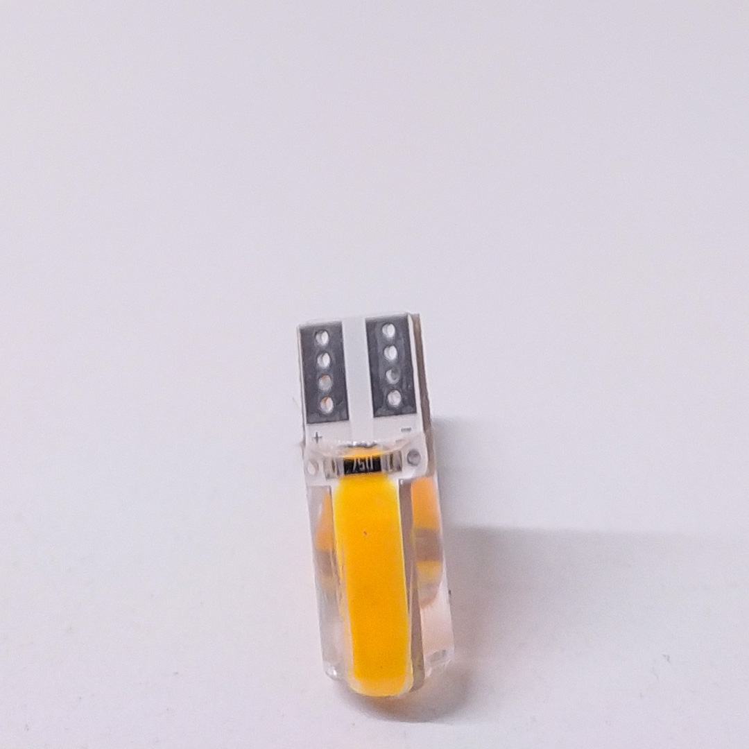 LED SEÑALIZACION SILICA BLISTER X 2 2821 - T10 - W5W - GEL SILICONADO CANBUS AMBAR 12V BLISTER X 2 UNIDADES - 5