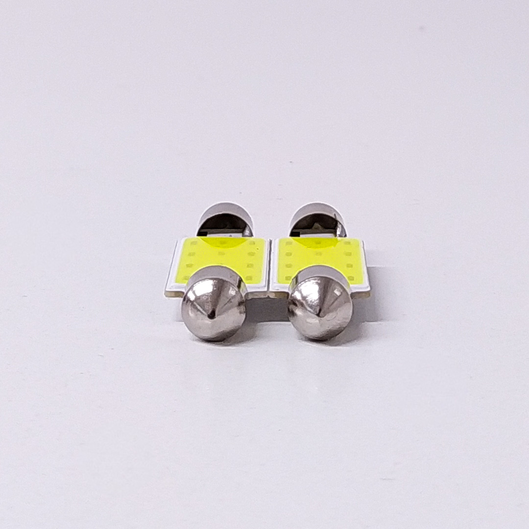 LED SEÑALIZACION COB BLISTER X 2 - TUBULAR - FESTOON ULTRA LED COB - 39MM - BLANCO 12V - BLISTER X 2 UNIDADES CANTIDAD POR CAJA MASTER 1000 - 3