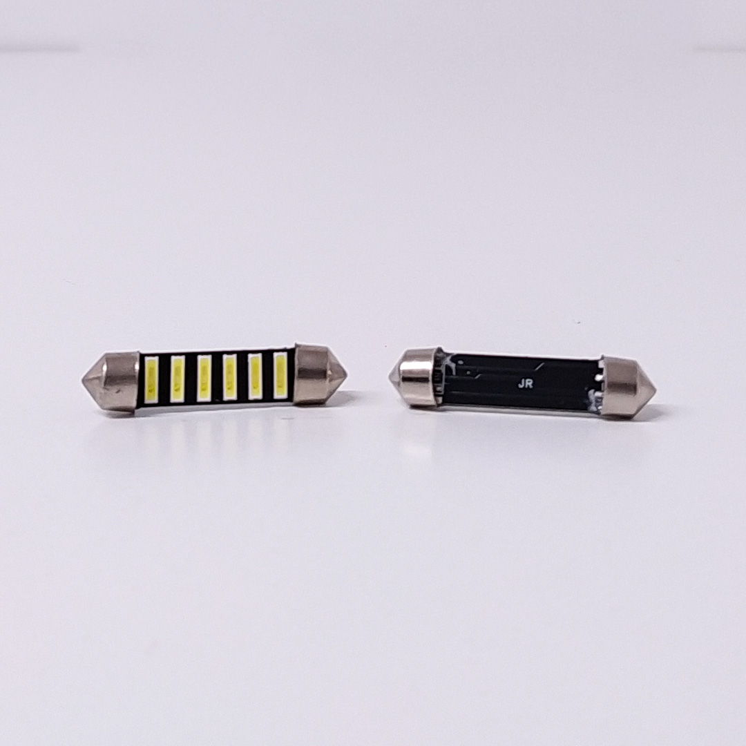 LED SEÑALIZACION CREE BLISTER X 2 TUBULAR - FESTOON LED CREE 41MM CANBUS BLANCO 12V BLISTER X 2 UNIDADES CANTIDAD POR CAJA MASTER 500 - 3
