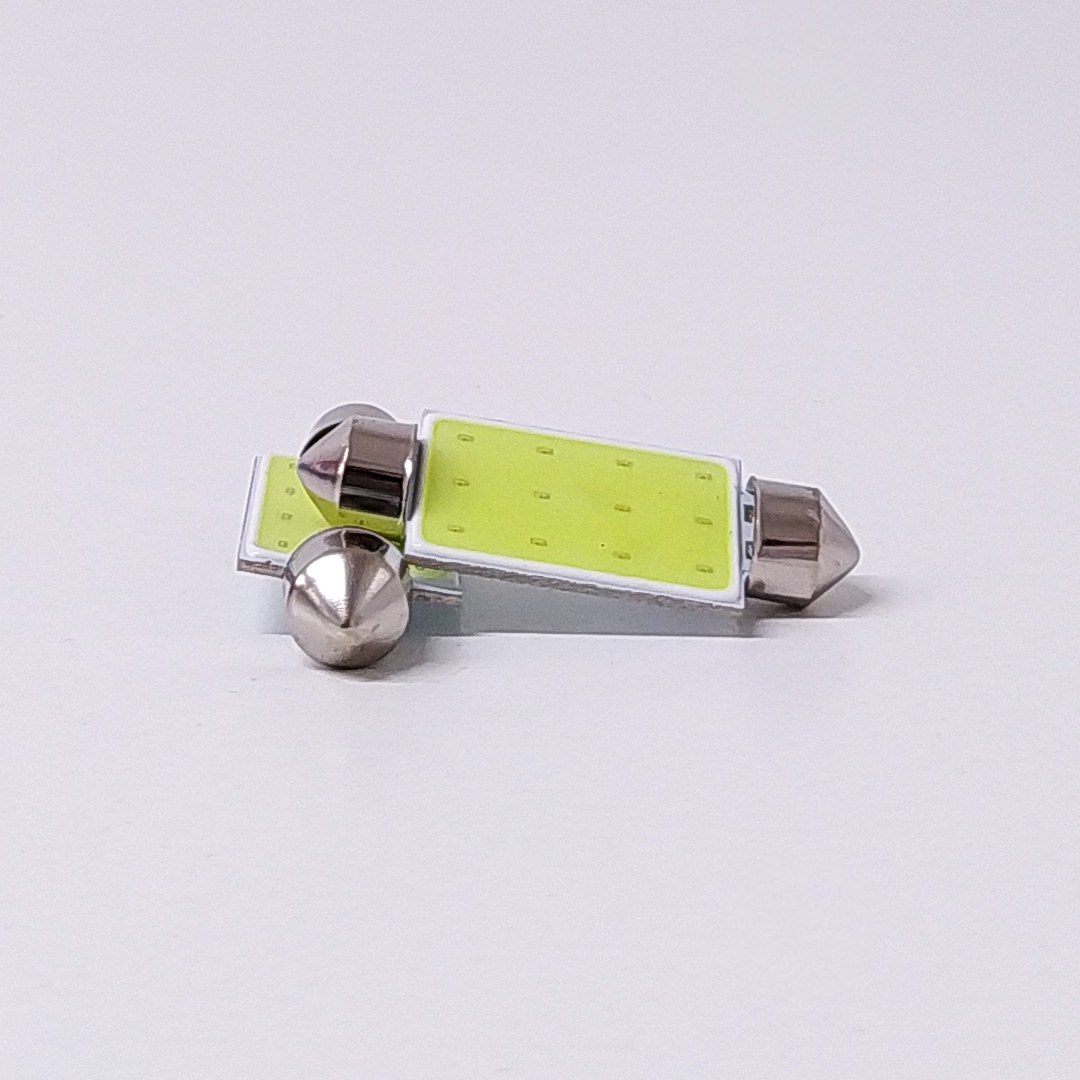 LED SEÑALIZACION COB BLISTER X 2 TUBULAR - FESTOON LED COB 41MM BLANCO 12V BLISTER X 2 UNIDADES CANTIDAD POR CAJA MASTER 500 - 3