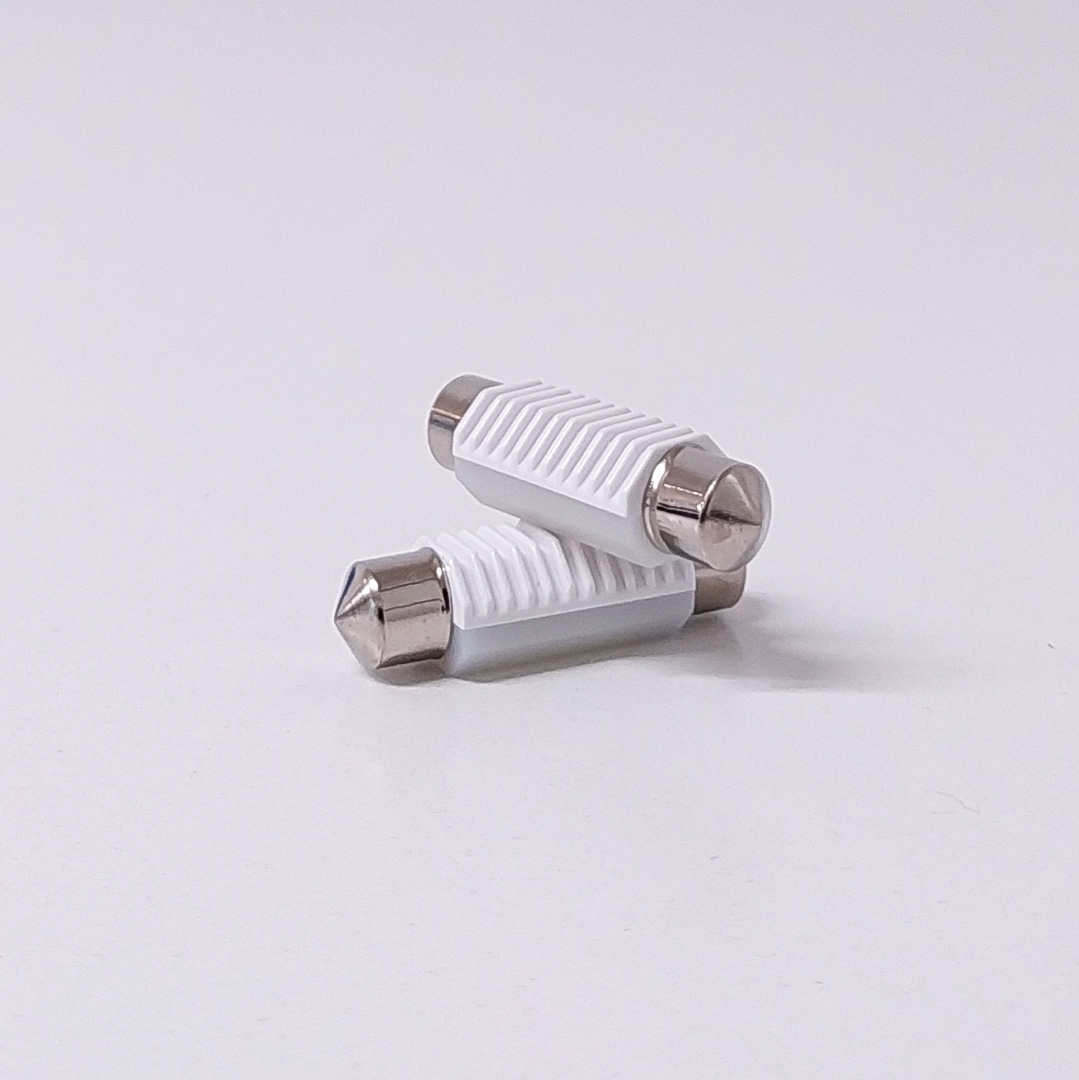 LED SEÑALIZACION CERAMIK BLISTER X 2 TUBULAR - FESTOON LED CERAMIK 5630 39MM CANBUS BLANCO 12V BLISTER X 2 UNIDADES CANTIDAD POR CAJA MASTER 1000