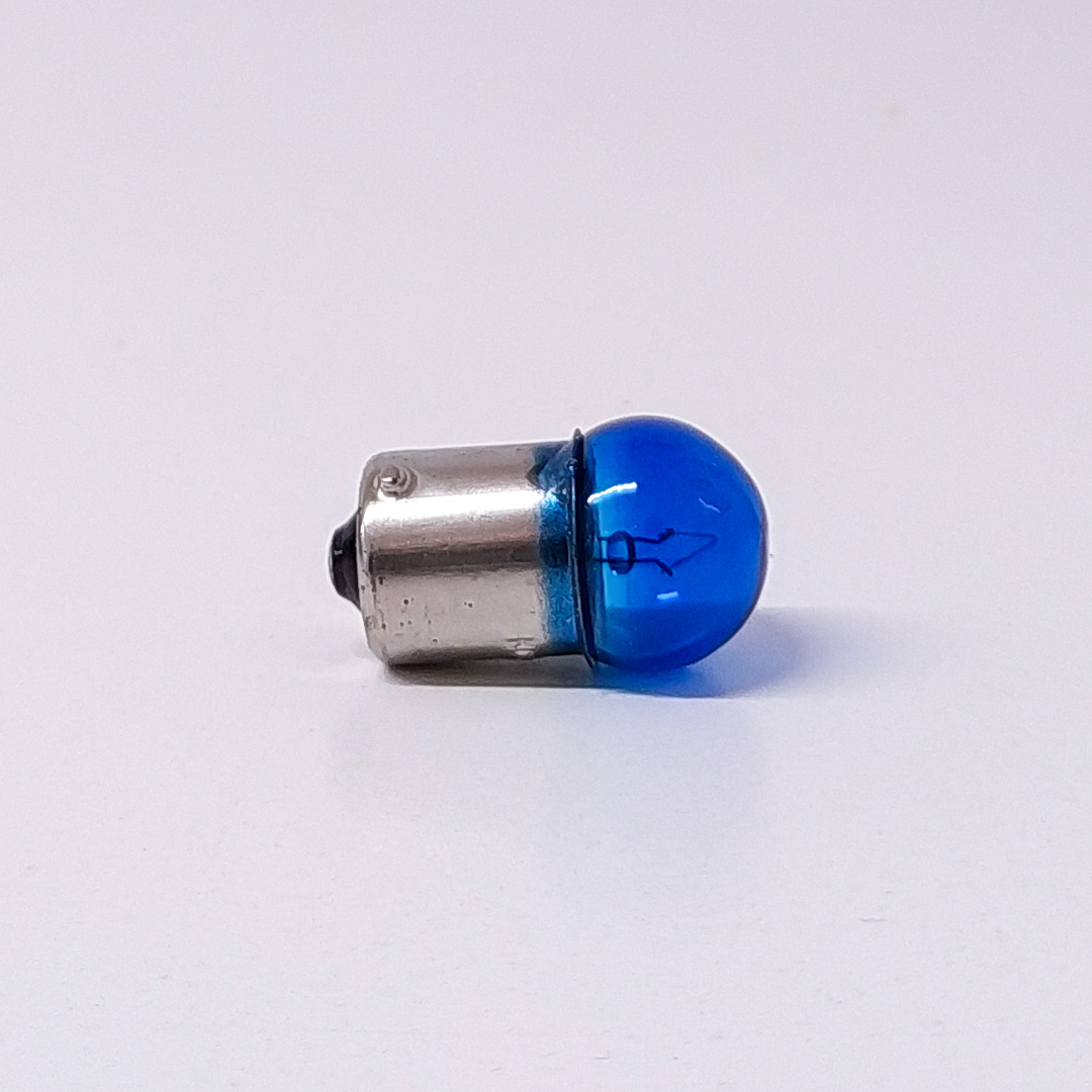 LAMPARAS DE SEÑALIZACION R5W 67 12V5W BA15S AZUL  (CODIGO ANTERIOR: 12821KOBLU) - 2