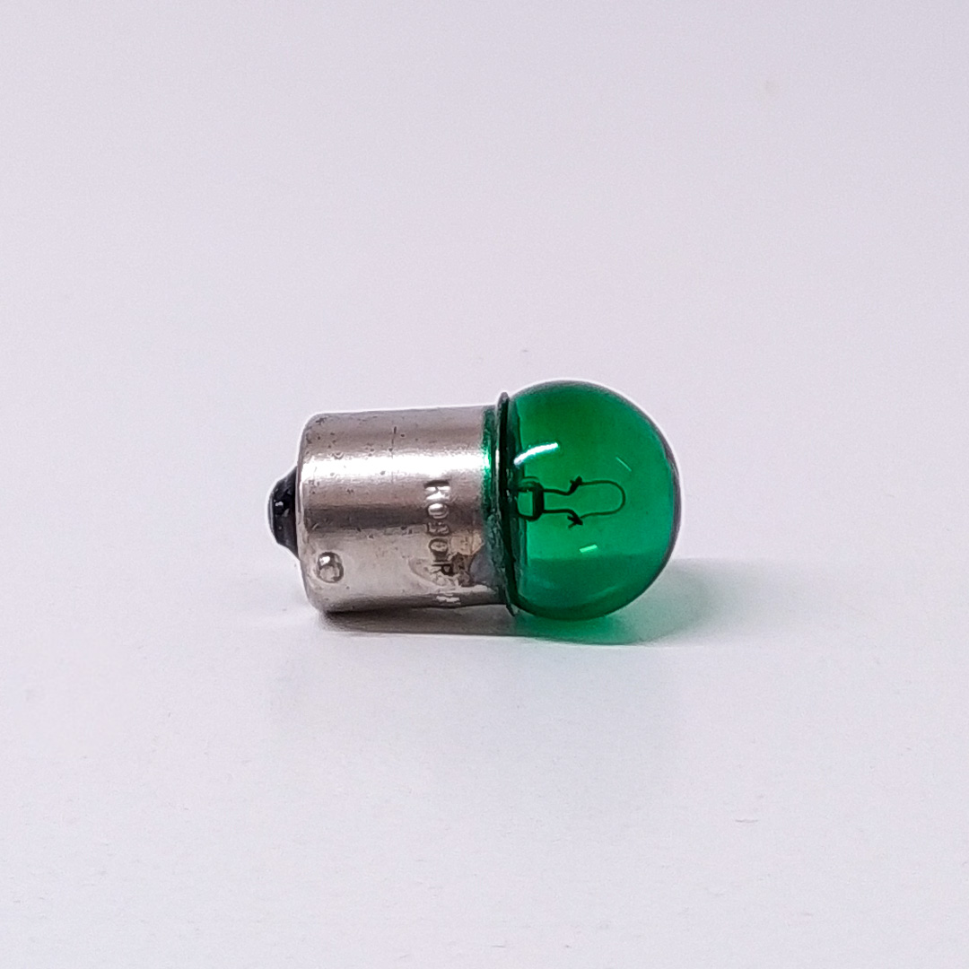 LAMPARAS DE SEÑALIZACION R5W 67 12V5W BA15S VERDE  (CODIGO ANTERIOR: 12821KOGRE) - 6