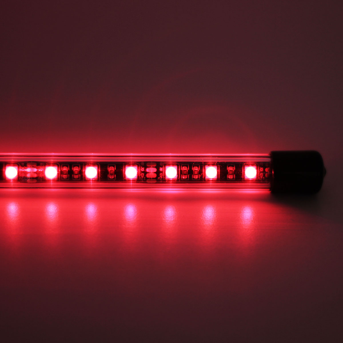 ANTENA PARA UTV / PICK UPS 12V 1.2 METROS DE LARGO, 120 LED 5050 SMD COLOR ROJO, BASE METALICA Y BANDERA DE REGALO - 5