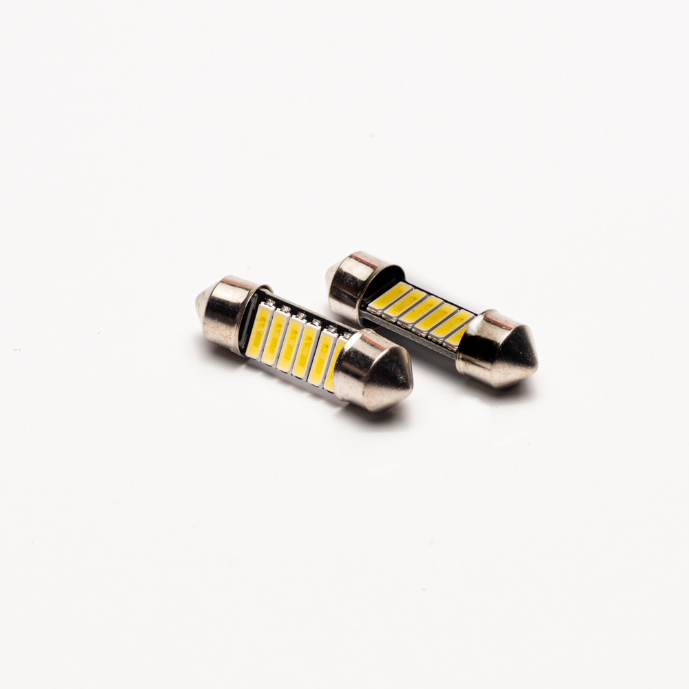 LED SEÑALIZACION CREE BLISTER X 2 TUBULAR - FESTOON LED CREE 31MM CANBUS BLANCO 12V BLISTER X 2 UNIDADES