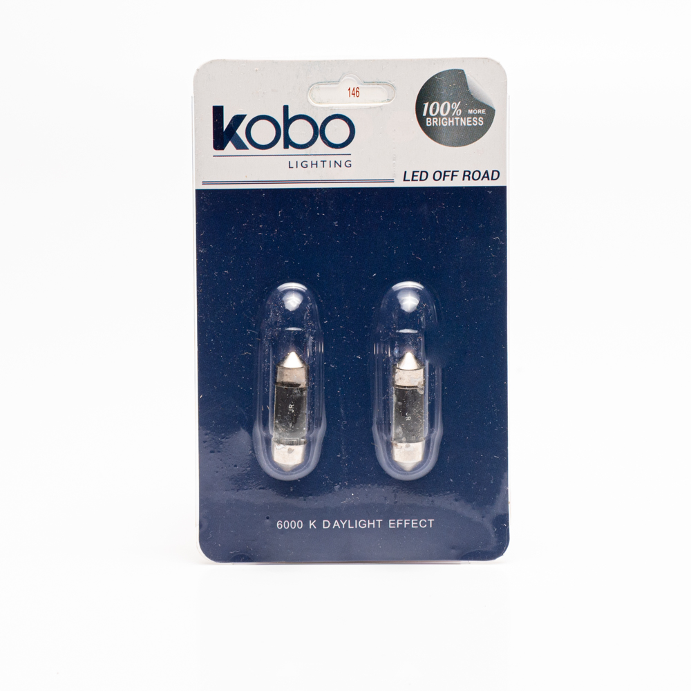 LED SEÑALIZACION CREE BLISTER X 2 TUBULAR - FESTOON LED CREE 31MM CANBUS BLANCO 12V BLISTER X 2 UNIDADES - 2