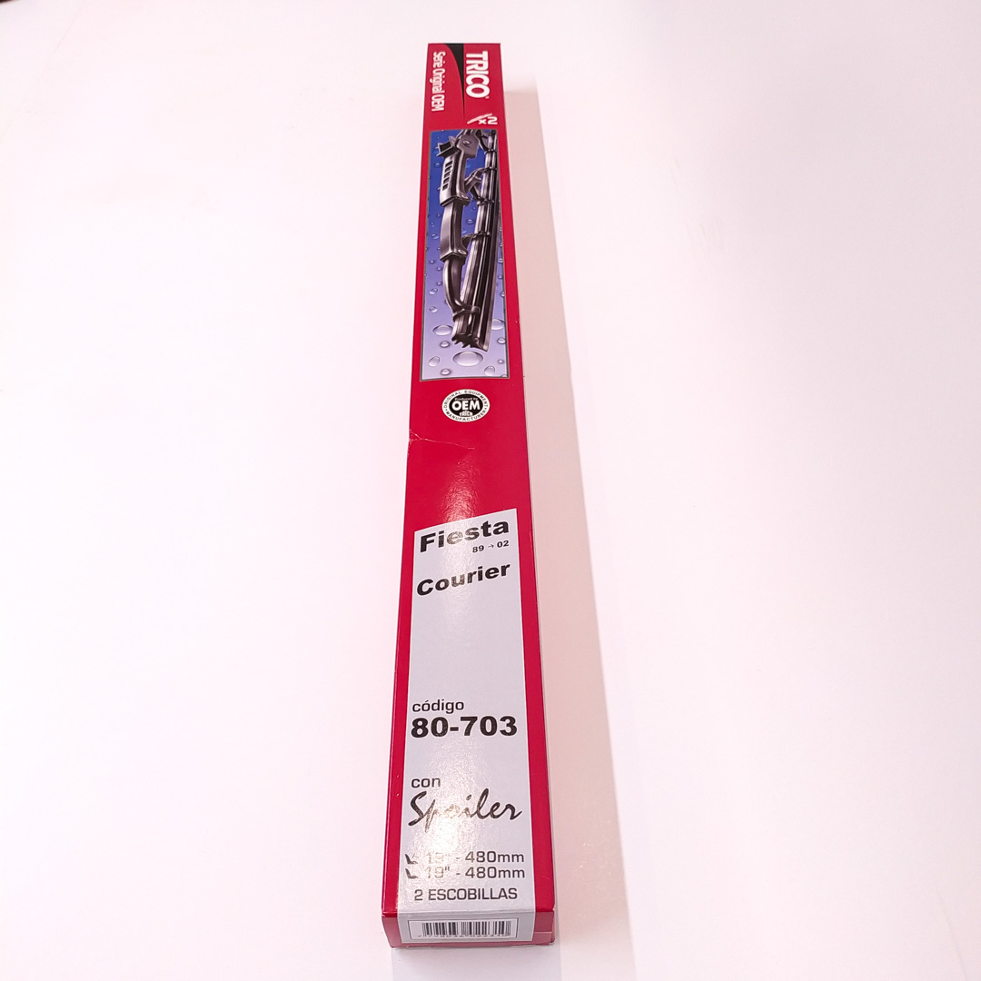 ESCOBILLAS EQUIPO ORIGINAL  X 2UNID FORD FIESTA >2001 FORD COURIER LC 19  / LP 19 - 5