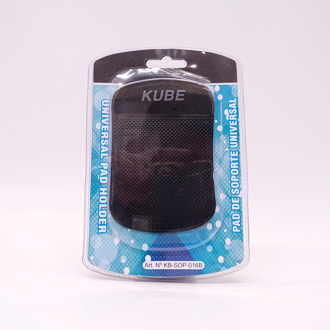 ACCESORIO PARA CELULAR BASE DE GOMA ANTI DESLIZANTE PARA APOYAR OBJETOS RECTANGULAR NEGRO - 6