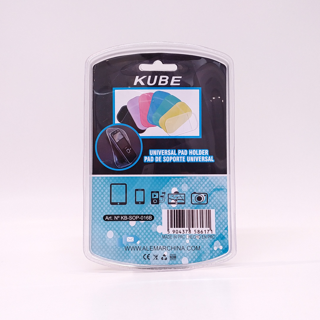 ACCESORIO PARA CELULAR BASE DE GOMA ANTI DESLIZANTE PARA APOYAR OBJETOS RECTANGULAR NEGRO - 7