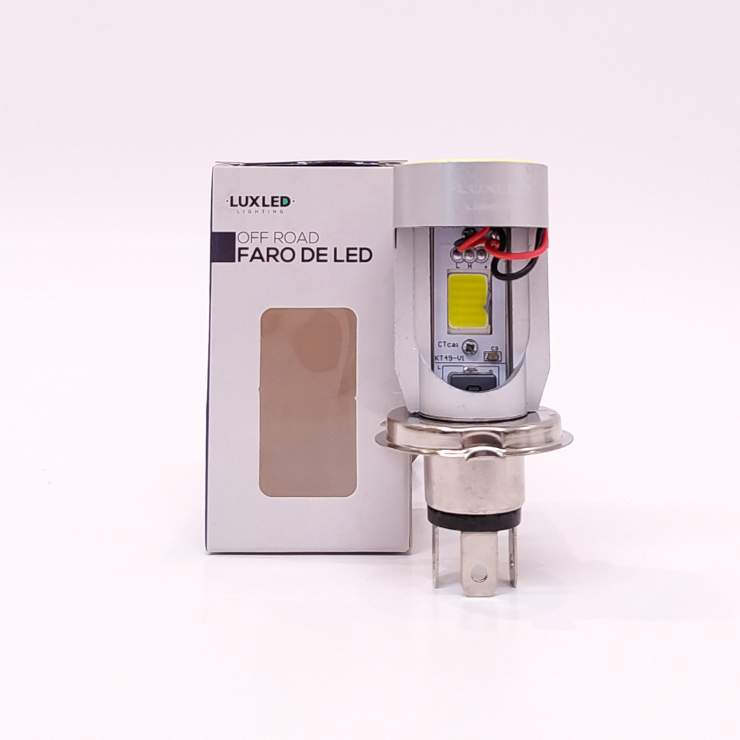 LAMPARA LED LAMPARA H4 LED BLANCO, CON OJO DE ANGEL BLANCO USO RECOMENDADO 12V 30 WATTS - 2