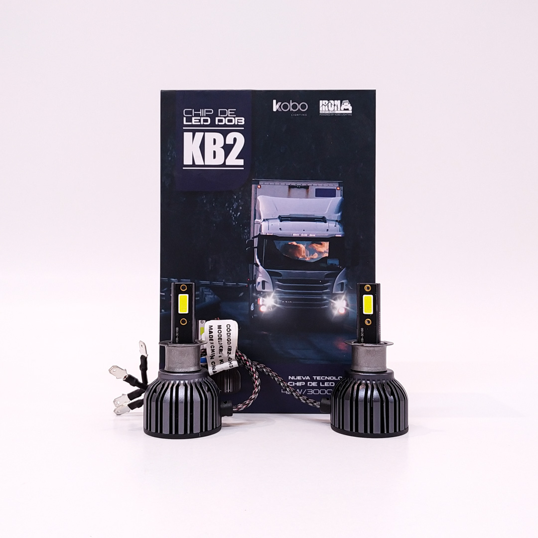OFF ROAD KIT DE LED DOB GTX 24V H3 30000LM 42 WATTS CHIP DOB COOLER GTX ULTIMA GENERACOON ORIGEN ALEMAN USO ESPECIAL 24V - 10