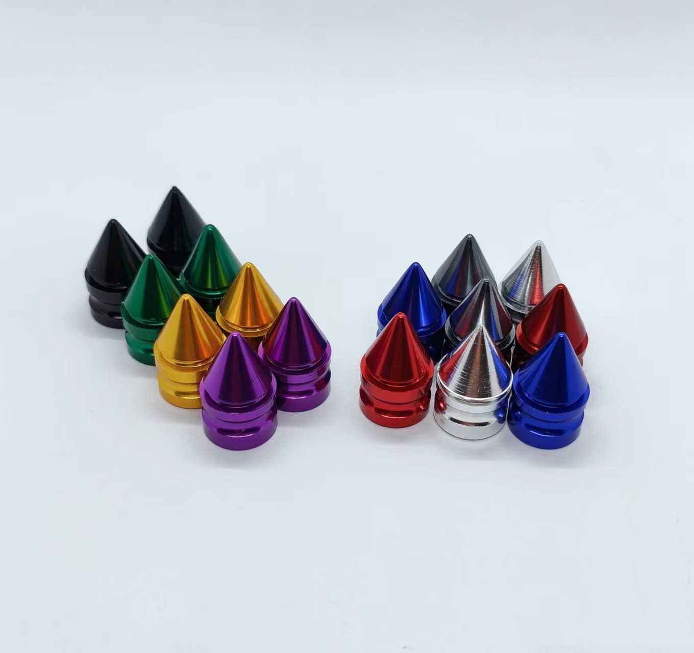 JUEGO DE TAPITAS DE VALVULA TUNNING SET X 4 PCS BALA ROJAS