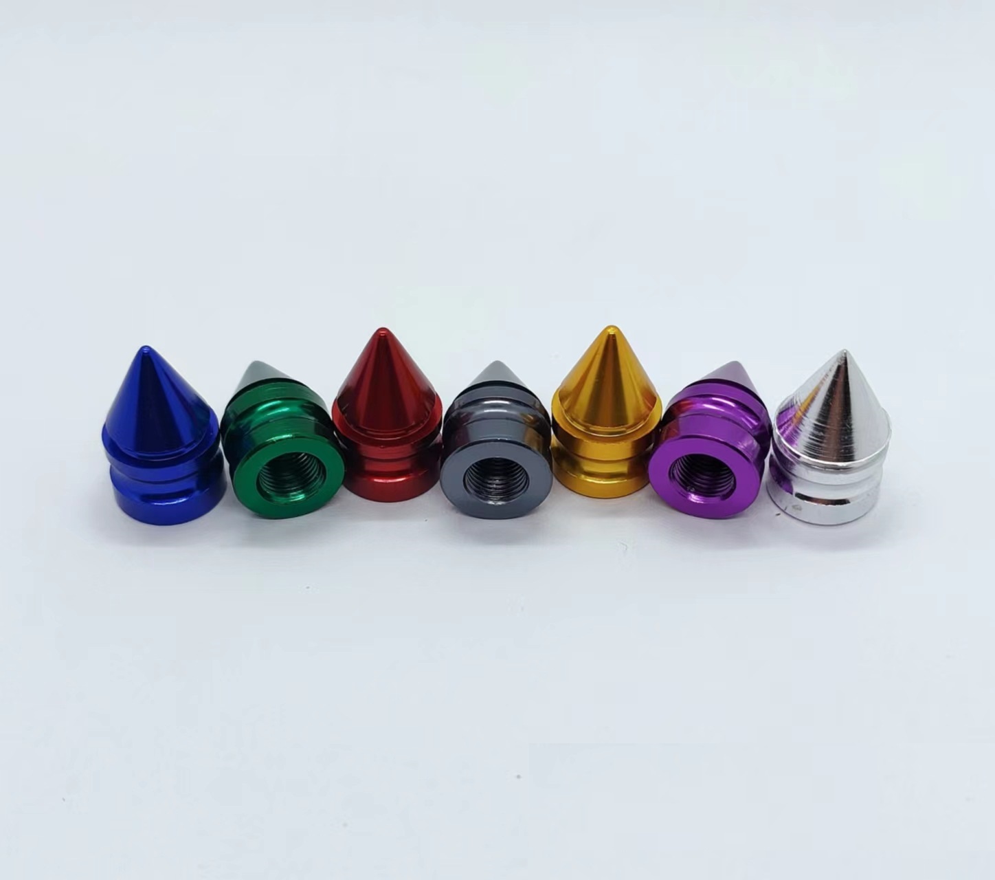 JUEGO DE TAPITAS DE VALVULA TUNNING SET X 4 PCS BALA ROJAS - 2