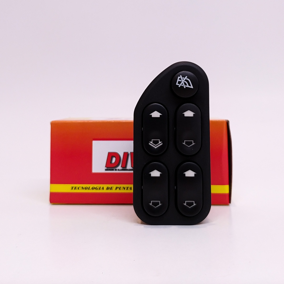 TECLA ALZA CRISTALES (CODIGO ANTERIOR: DV-3132) TECLA ALZA CRISTALES CUADRUPLE PUERTA IZQUIERDA FORD ECOSPORT / RANGER / FIESTA NUEVO - 5