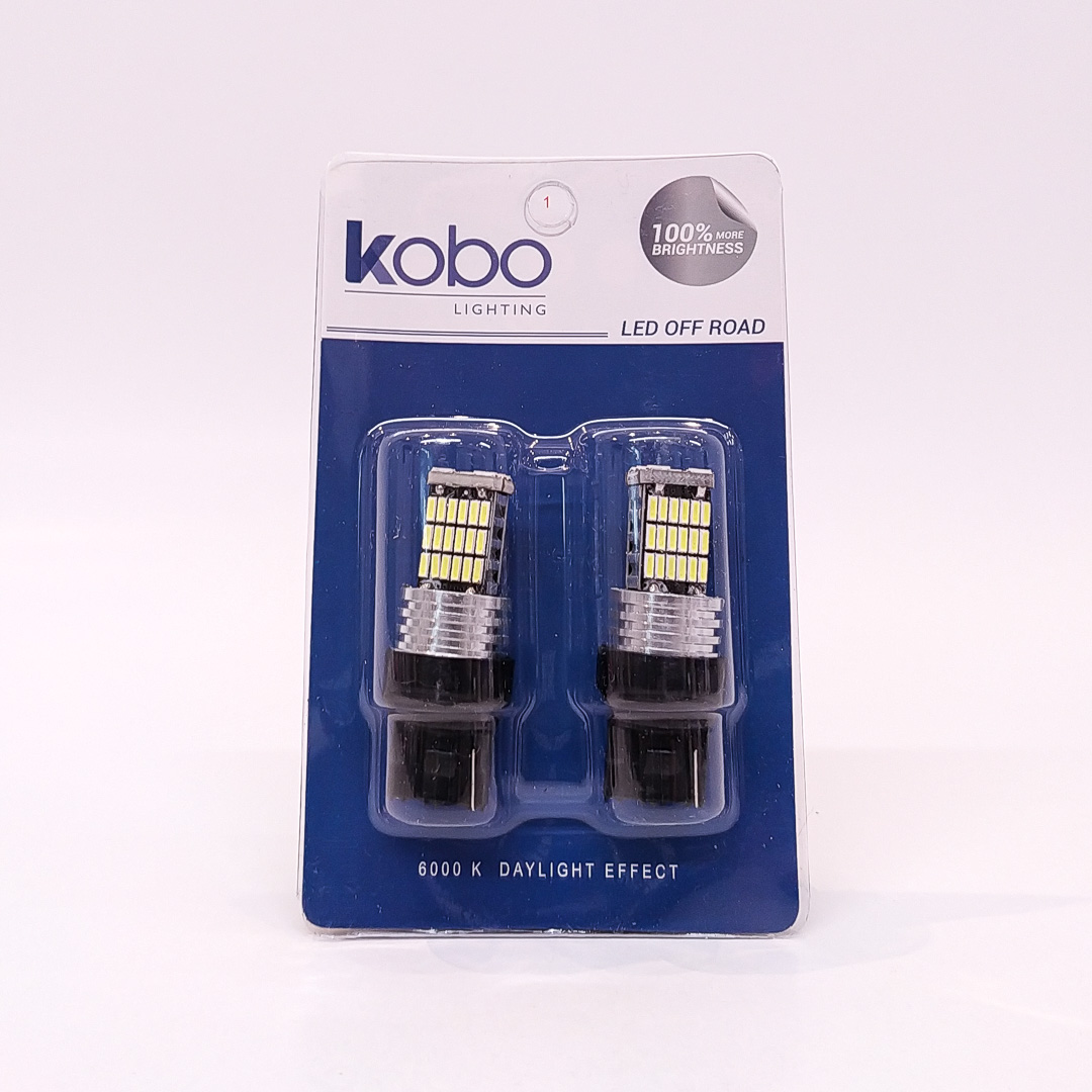 LED SEÑALIZACION CANBUS BLISTER X 2 - 7440 - 12065 - W21W 1 POLO SIN CULOTE 45 LED 3014 SMD - CANBUS - BLANCO 12V - 24V - 3