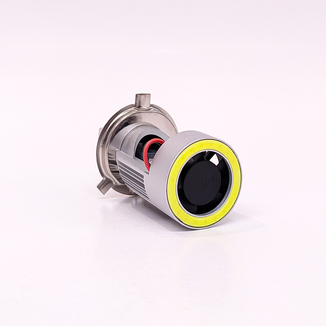 LAMPARA LED LAMPARA H4 LED BLANCO, CON OJO DE ANGEL BLANCO USO RECOMENDADO 12V 30 WATTS - 6