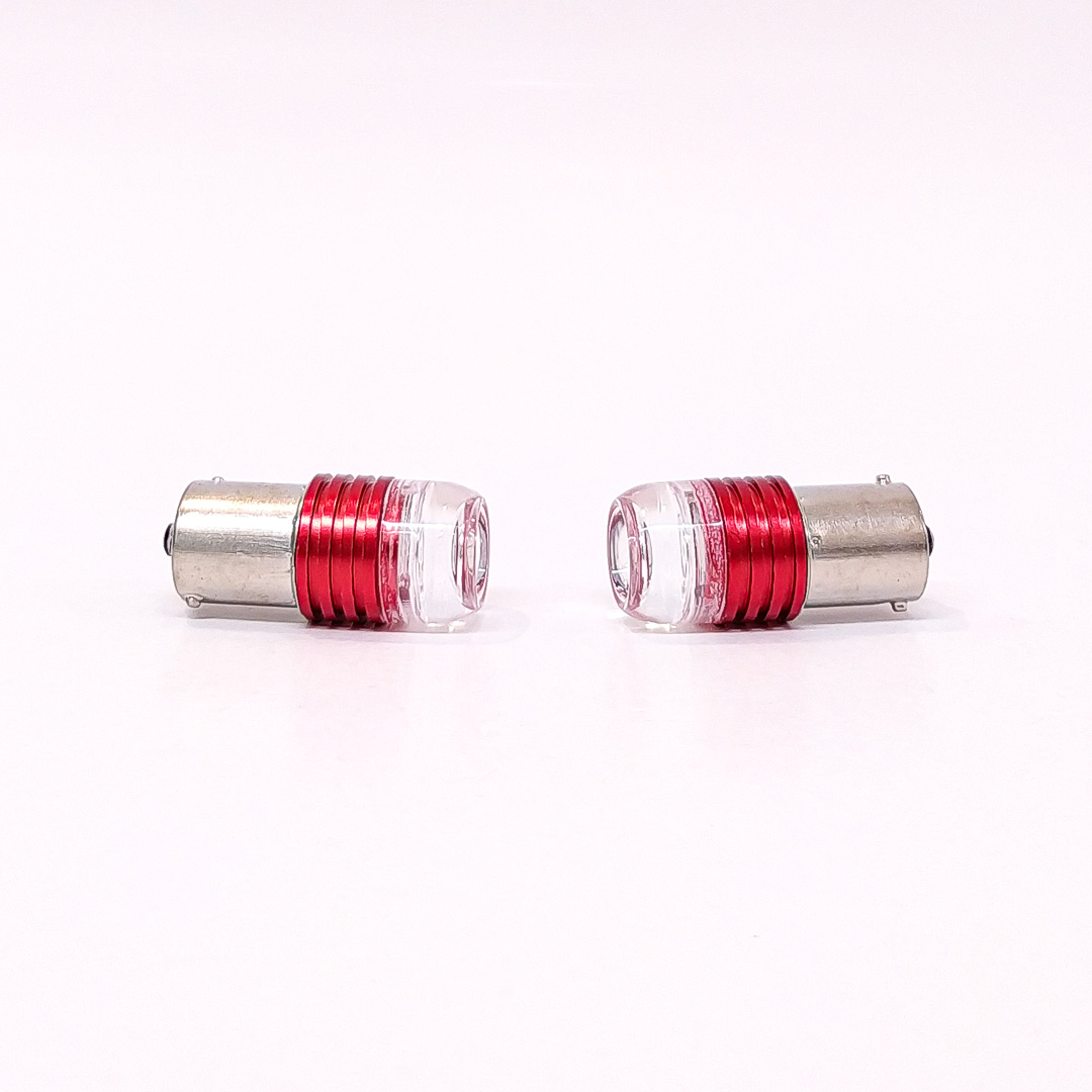 LED SEÑALIZACION CERAMIK BLISTER X 2 - 1141 - 1156 - P21W LED CERAMIK 5630   -ROJO 24V - BLISTER X 2 UNIDADES - 2