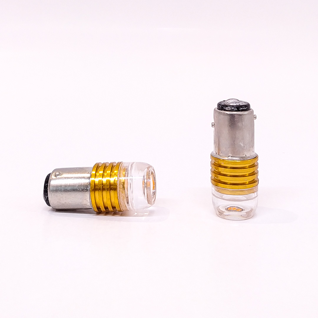 LEDS SEÑALIZACION CERAMIL 1034 - 1157 - P21/5W LED CERAMIK 5630   -AMBAR 24V BLISTER X 2 - 2
