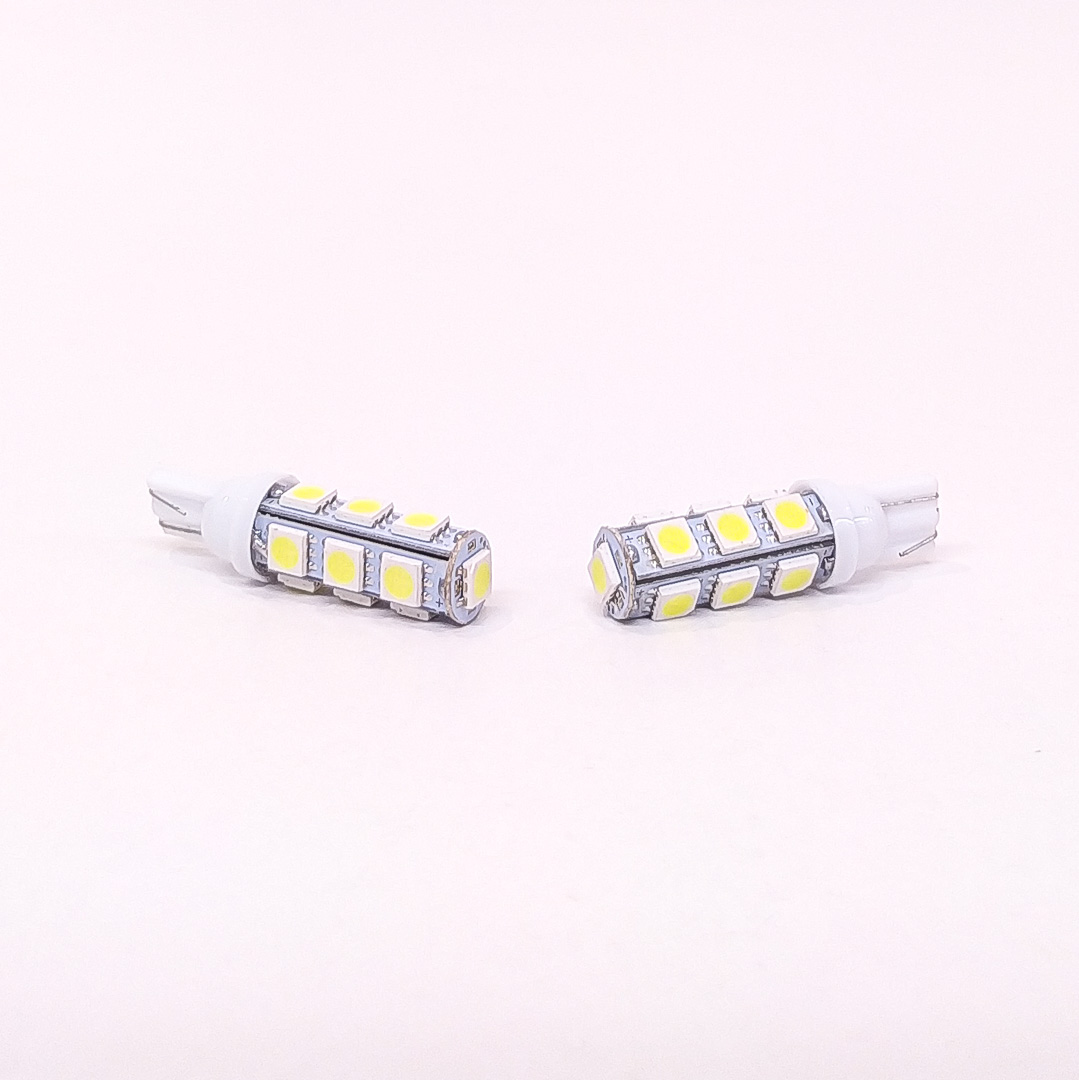 LED SEÑALIZACION SMD BLISTER X 2 2821 - T10 - W5W 13 SMD 5050 - BLANCO 12V BLISTER X 2 UNIDADES CANTIDAD POR CAJA MASTER 500 - 2