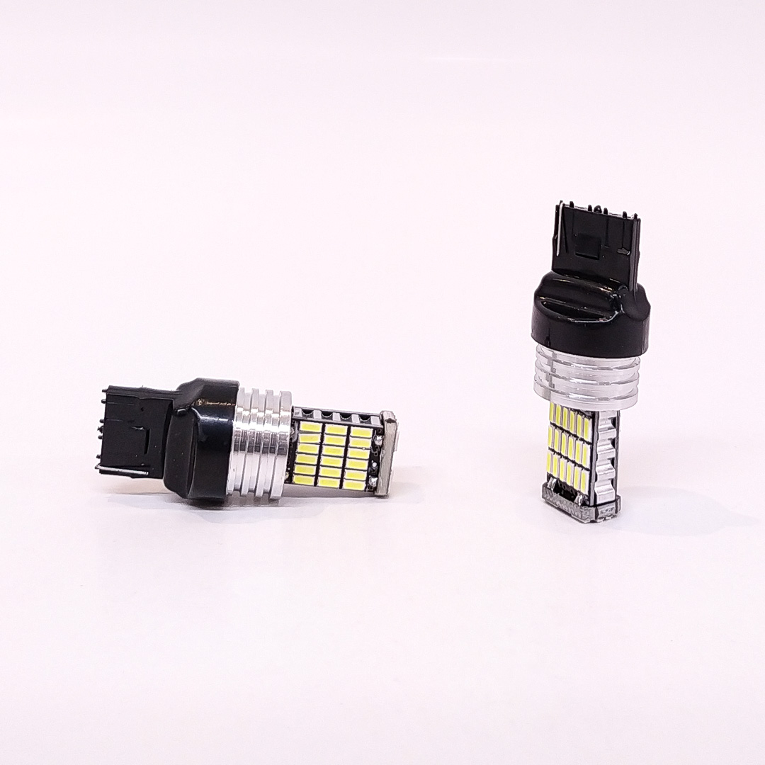 LED SEÑALIZACION CANBUS BLISTER X 2 - 7440 - 12065 - W21W 1 POLO SIN CULOTE 45 LED 3014 SMD - CANBUS - BLANCO 12V - 24V - 4