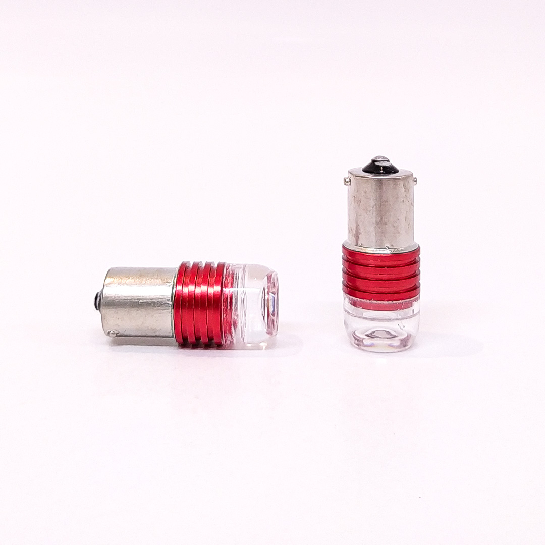 LED SEÑALIZACION CERAMIK BLISTER X 2 - 1141 - 1156 - P21W LED CERAMIK 5630   -ROJO 24V - BLISTER X 2 UNIDADES - 3