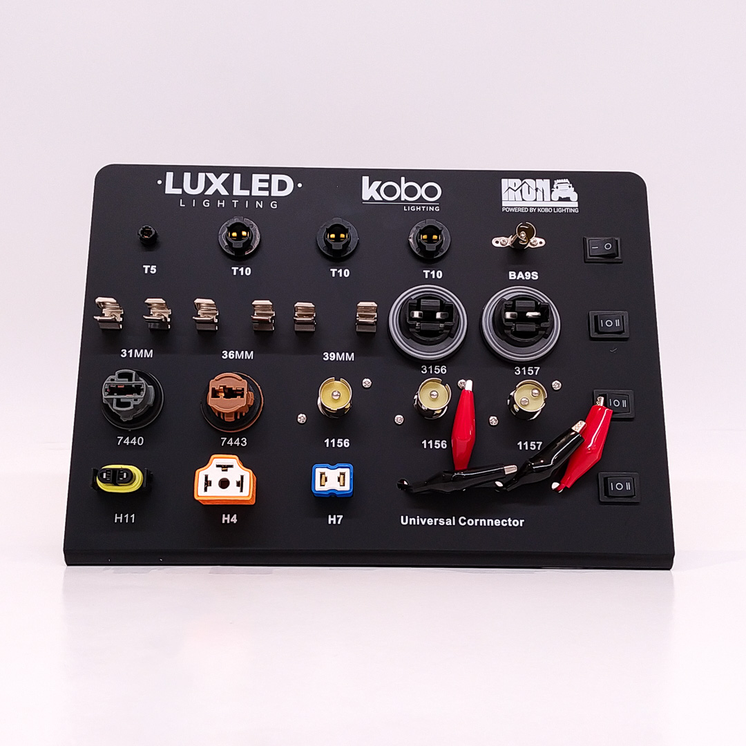 TESTER LAMPARAS LED PRUEBA KITS DE LED - LED SEÑALIZACION - FAROS Y BARRAS LED - CONEXION 220V - 5