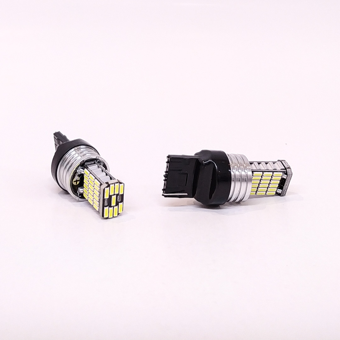 LED SEÑALIZACION CANBUS BLISTER X 2 - 7440 - 12065 - W21W 1 POLO SIN CULOTE 45 LED 3014 SMD - CANBUS - BLANCO 12V - 24V - 5