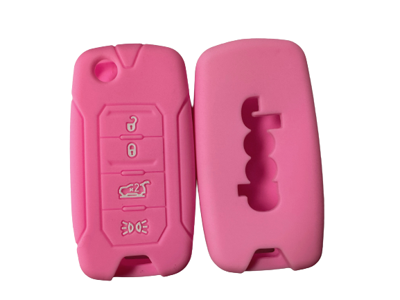 CUBRE LLAVE DE SILICONA JEEP RENEGADE PINK - 2