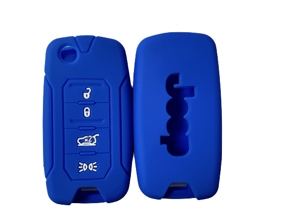 CUBRE LLAVE DE SILICONA JEEP RENEGADE BLUE - 2