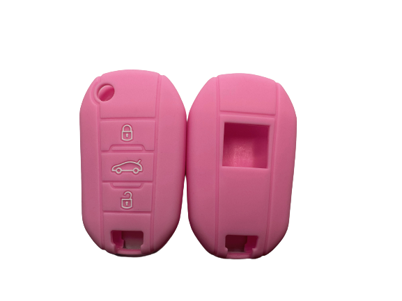 CUBRE LLAVE DE SILICONA PEUGEOT 208 PINK - 2