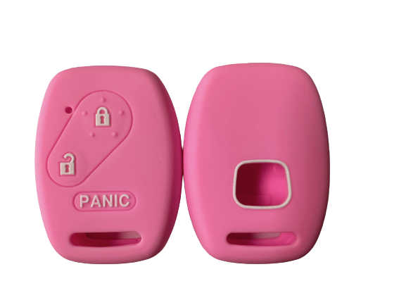 CUBRE LLAVE DE SILICONA HONDA FIR - CITY - CRV - CIVIC PINK - 3