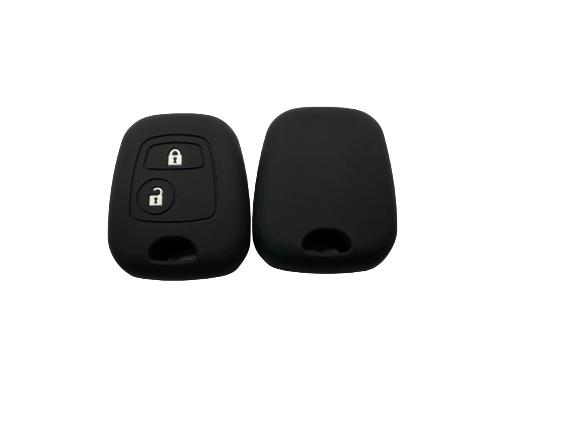 CUBRE LLAVE DE SILICONA PEUGEOT 206 - 207 - 307 - PARTNER - HOGGAR BLACK - 2