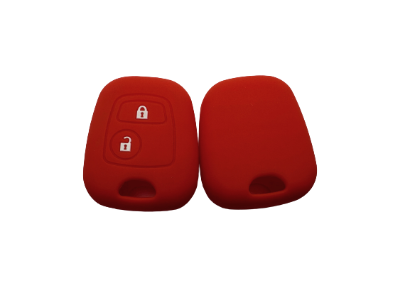 CUBRE LLAVE DE SILICONA CITROEN C3  RED - 2