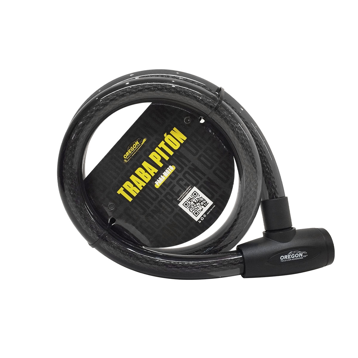 TRABA PITON TRABA PITON PARA MOTO 8*25MM*1.20MTS NEGRO UNIVERSAL CANTIDAD POR CAJA MASTER 20