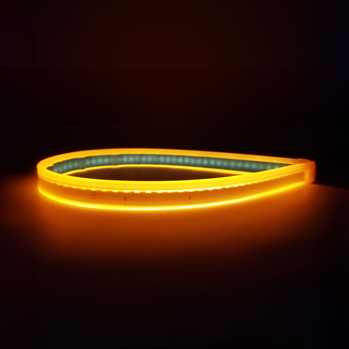 JUEGO DE TIRAS DE LED DRL JUEGO (2 UNIDADES) DE TIRAS DE LED DRL / DRL FLEXIBLE AMBAR (BALIZA INTERMITENTE) 30CM - 3