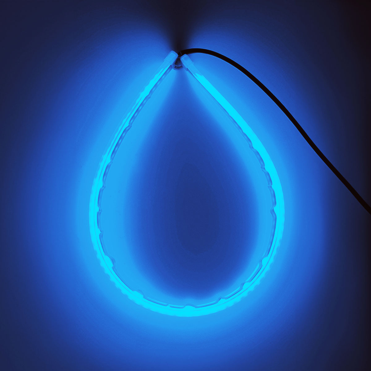 JUEGO DE TIRAS DE LED DRL JUEGO (2 UNIDADES) DE TIRAS DE LED DRL / DRL FLEXIBLE AZUL (BALIZA INTERMITENTE) 30CM - 4