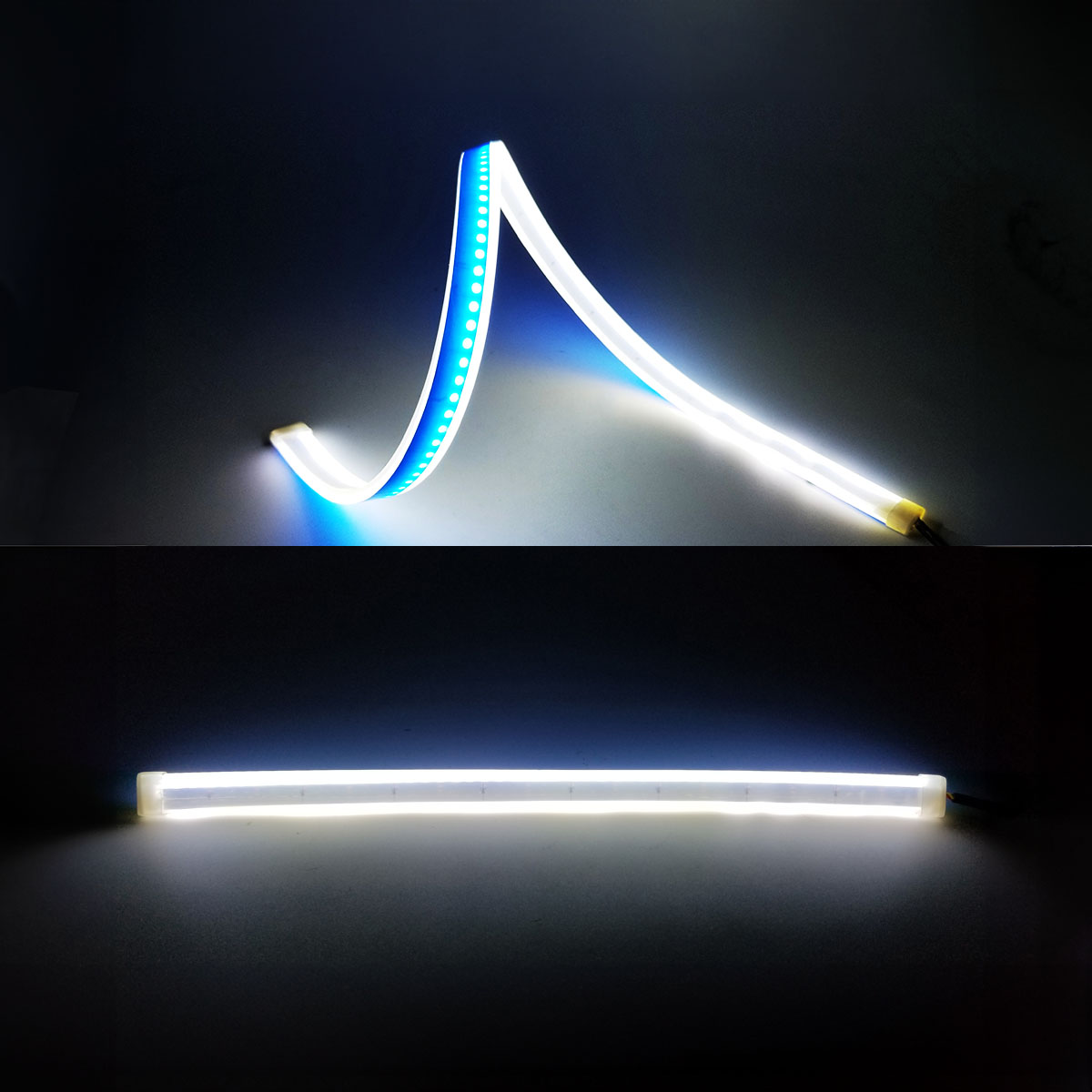TIRAS DE LED DRL TIRAS DE LED DRL / DRL FLEXIBLE BLANCA (BALIZA INTERMITENTE) 150CM - 8