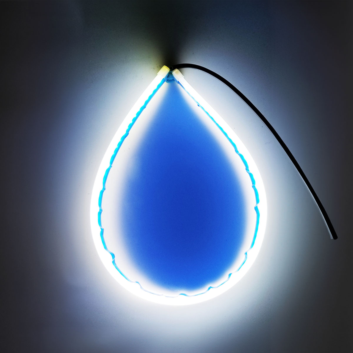 JUEGO DE TIRAS DE LED DRL JUEGO (2 UNIDADES) DE TIRAS DE LED DRL / DRL FLEXIBLE BLANCA (BALIZA INTERMITENTE) 60CM - 8