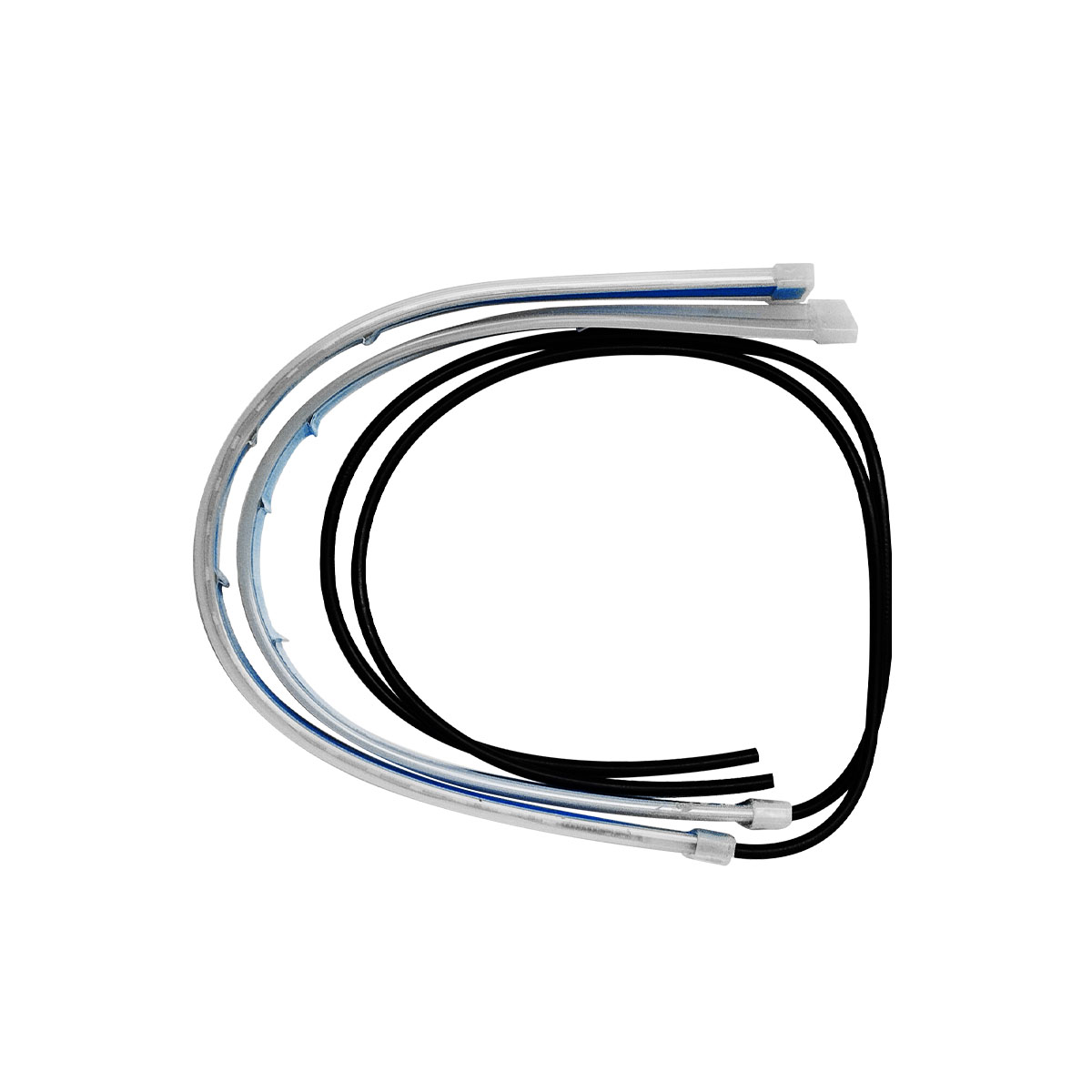 JUEGO DE TIRAS DE LED DRL JUEGO (2 UNIDADES) DE TIRAS DE LED DRL / DRL FLEXIBLE AMBAR (BALIZA INTERMITENTE) 30CM - 8