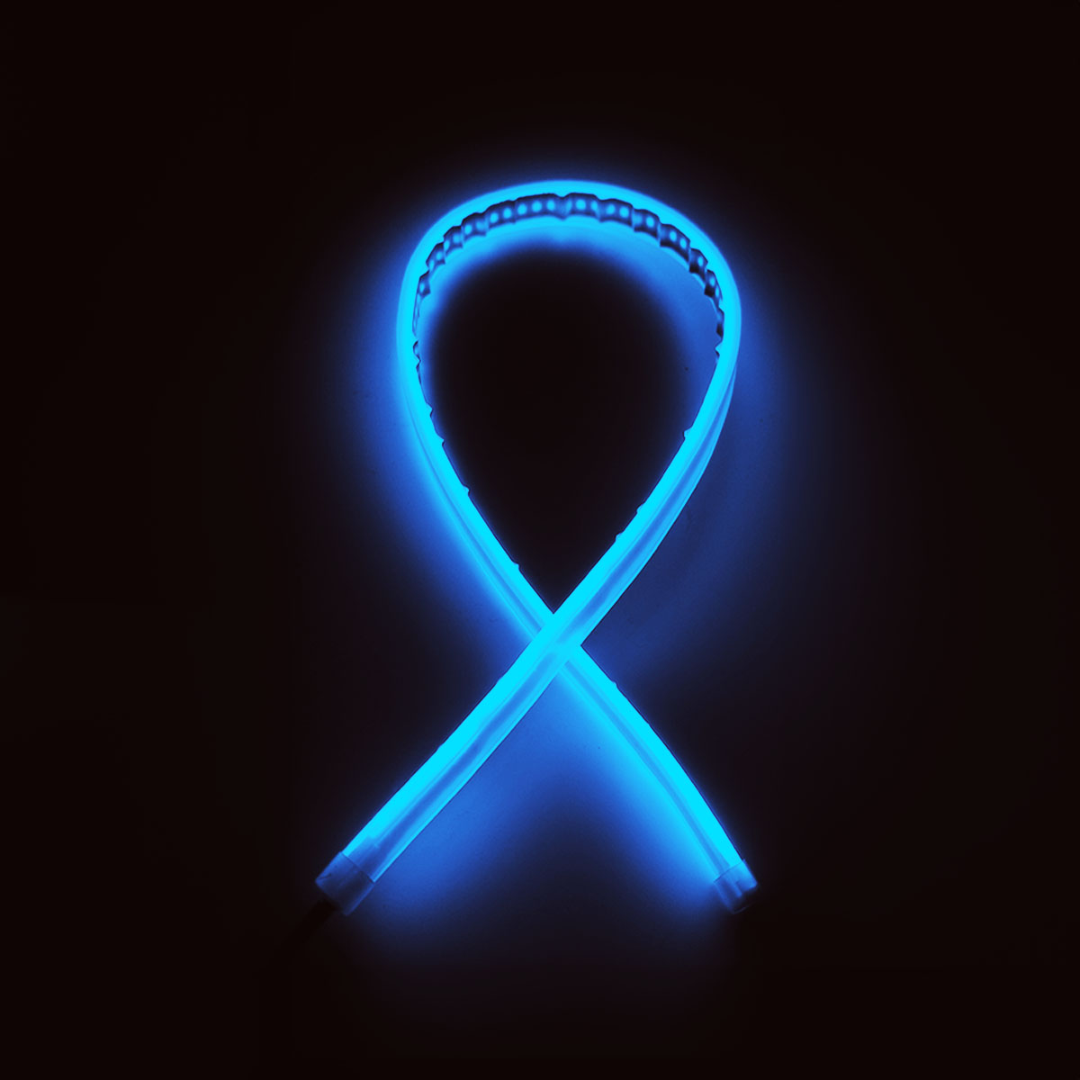 JUEGO DE TIRAS DE LED DRL JUEGO (2 UNIDADES) DE TIRAS DE LED DRL / DRL FLEXIBLE AZUL (BALIZA INTERMITENTE) 30CM - 9