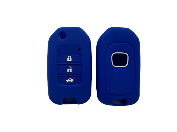 CUBRE LLAVE DE SILICONA HONDA HRV NAVAJA - COLOR AZUL